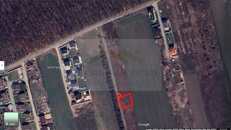 Molidului, langa padure, teren 600 mp.